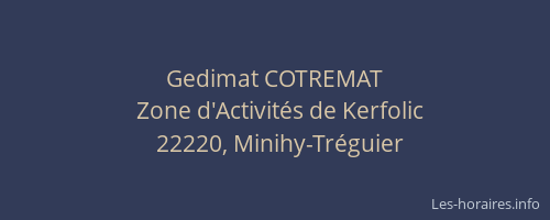 Gedimat COTREMAT