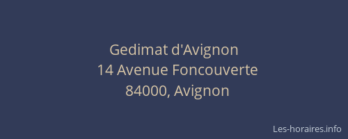 Gedimat d'Avignon