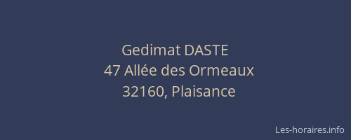 Gedimat DASTE