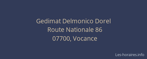 Gedimat Delmonico Dorel