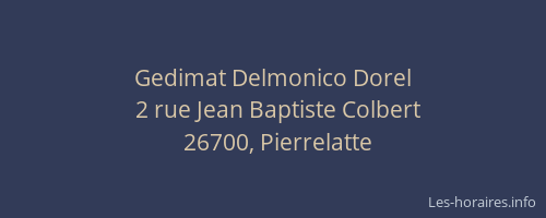 Gedimat Delmonico Dorel