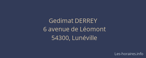 Gedimat DERREY