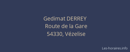 Gedimat DERREY