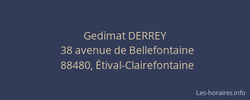 Gedimat DERREY