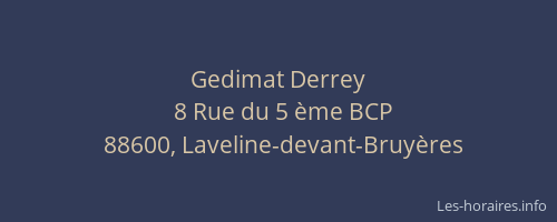 Gedimat Derrey