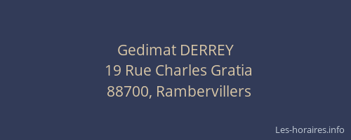 Gedimat DERREY