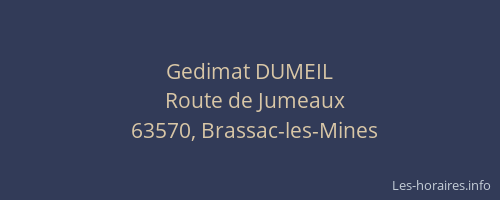 Gedimat DUMEIL