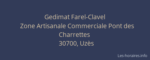 Gedimat Farel-Clavel