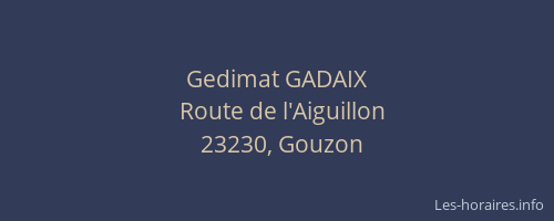 Gedimat GADAIX