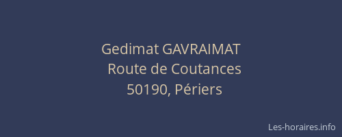 Gedimat GAVRAIMAT
