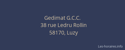Gedimat G.C.C.