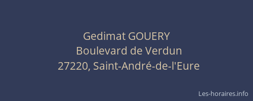Gedimat GOUERY