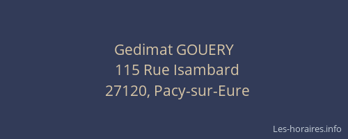 Gedimat GOUERY