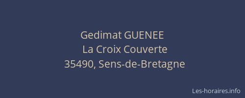 Gedimat GUENEE