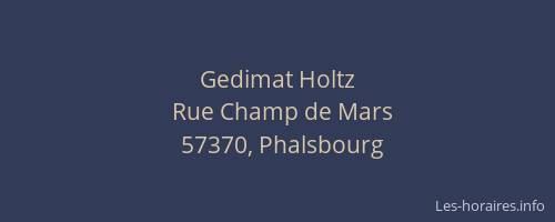 Gedimat Holtz