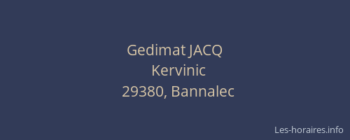 Gedimat JACQ