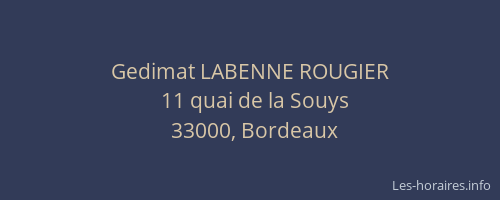 Gedimat LABENNE ROUGIER