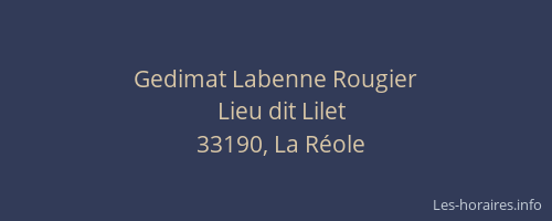 Gedimat Labenne Rougier