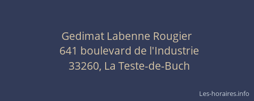 Gedimat Labenne Rougier