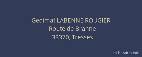 Gedimat LABENNE ROUGIER