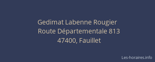 Gedimat Labenne Rougier