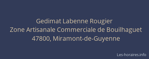Gedimat Labenne Rougier