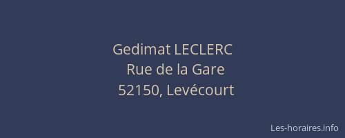 Gedimat LECLERC