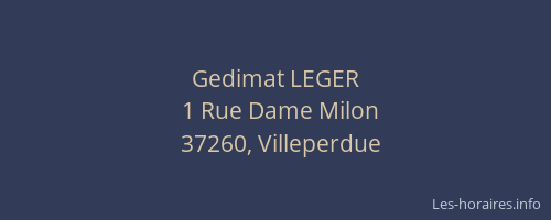 Gedimat LEGER