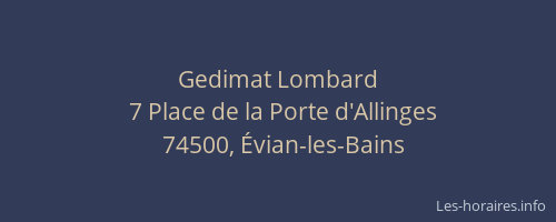 Gedimat Lombard