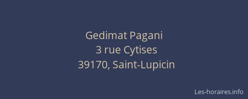 Gedimat Pagani