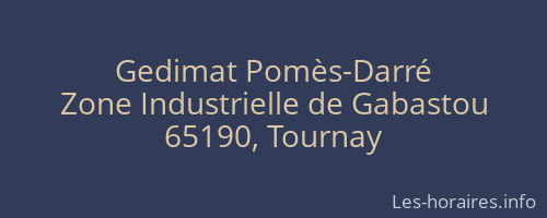Gedimat Pomès-Darré