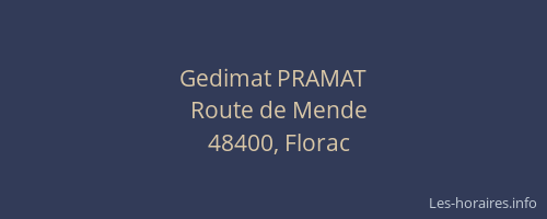 Gedimat PRAMAT