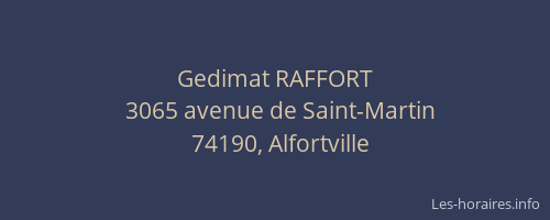 Gedimat RAFFORT