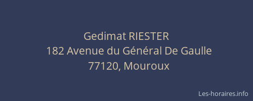 Gedimat RIESTER