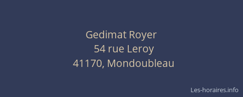 Gedimat Royer