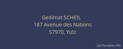 Gedimat SCHEIL