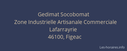 Gedimat Socobomat