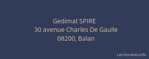 Gedimat SPIRE