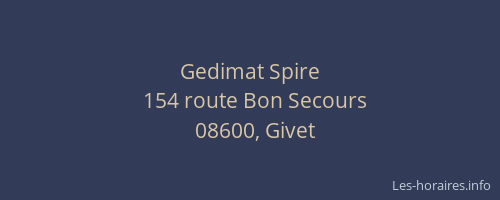 Gedimat Spire