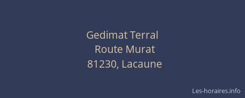 Gedimat Terral