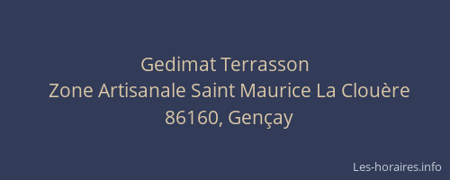 Gedimat Terrasson