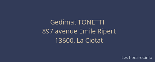 Gedimat TONETTI