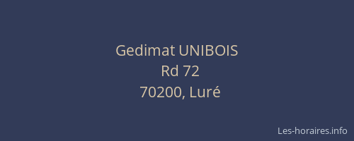 Gedimat UNIBOIS