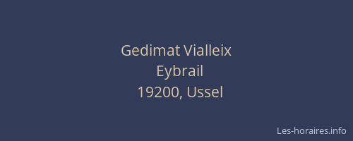Gedimat Vialleix