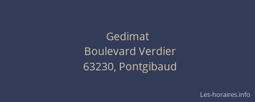 Gedimat