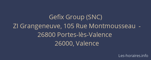 Gefix Group (SNC)
