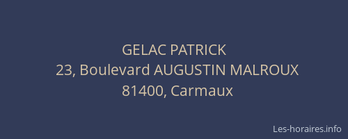GELAC PATRICK
