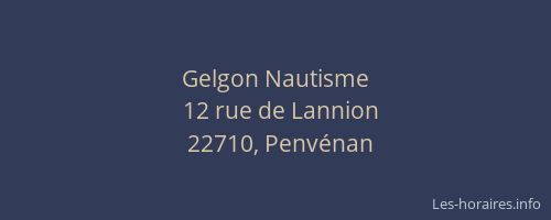 Gelgon Nautisme