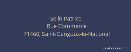 Gelin Patrice