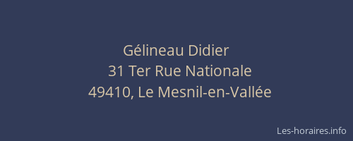 Gélineau Didier